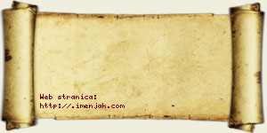 Isidora Josifović vizit kartica